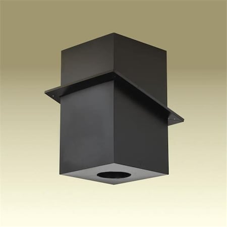 Integra Miltex M & G Duravent 6DP-CS24 6 Inch  Dura-Vent Dura/plus Cathedral Ceiling Support  Galvalume Painted Black  Trim Collar Included 69680